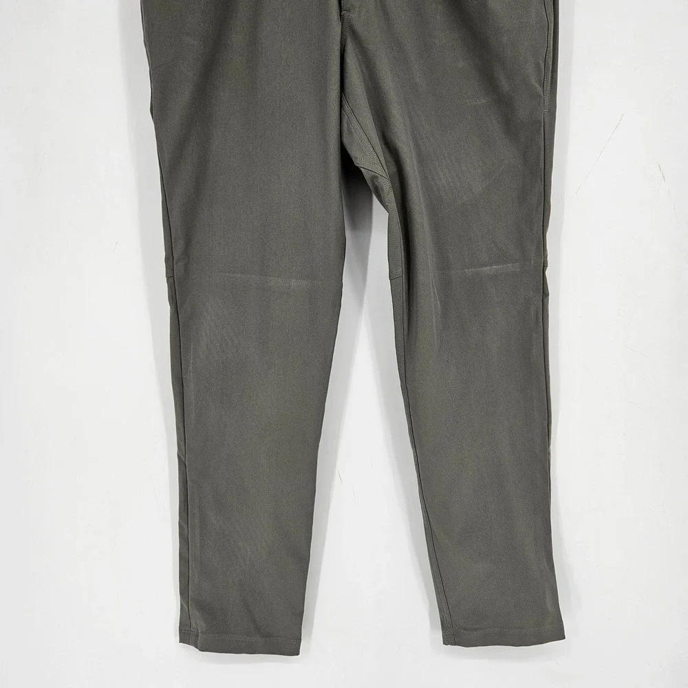 Lululemon ABC Pants Mens 32 Stretch Chino Gray Warpstreme 5 Pocket‎ Performance